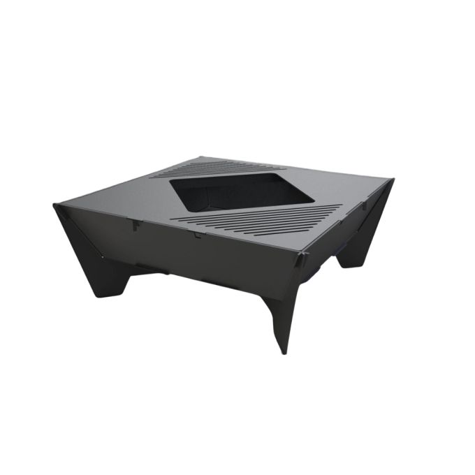 Мангал-гриль Carino великий квадратний розбірний з грилем 1010х1010х400 мм, 3 мм без покриття