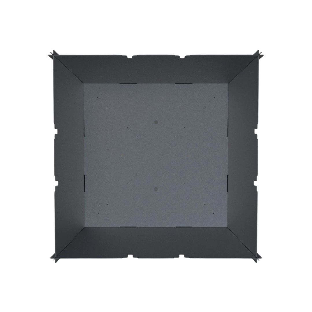 Мангал-гриль Carino великий квадратний розбірний з грилем 1010х1010х400 мм, 3 мм без покриття