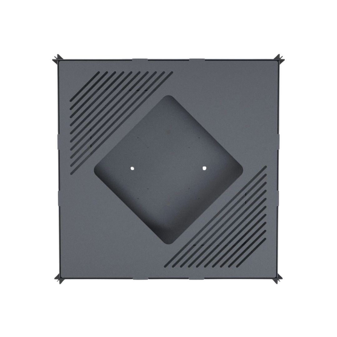 Мангал-гриль Carino великий квадратний розбірний з грилем 1010х1010х400 мм, 3 мм без покриття