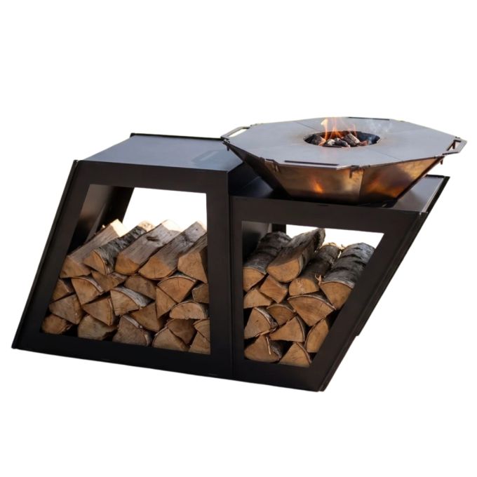 Мангал-гриль Carino Delux розбірний з грилем 1980х960х1005 мм, метал 3 мм без покриття