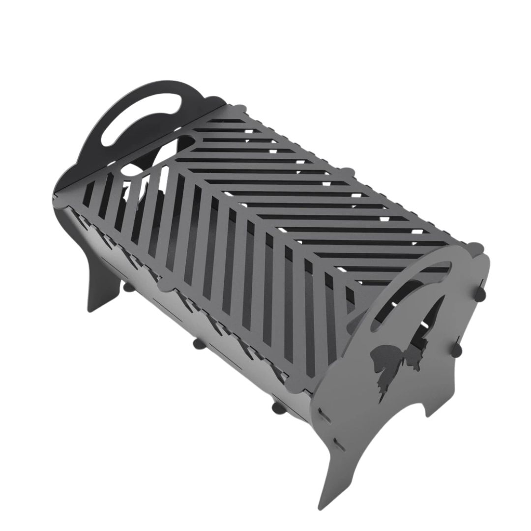 Мангал-гриль Carino Spark Метелик розбірний 500х330х350 мм, метал 3мм без покриття