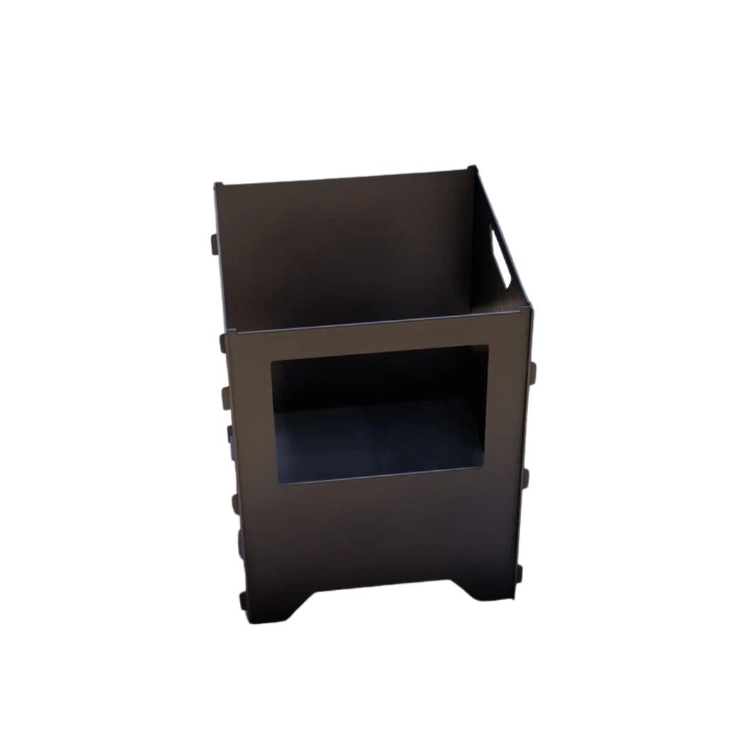 Кошик з грилем мангал-барбекю Carino V3 розбірний 513х393х500 мм, метал 3 мм без покриття