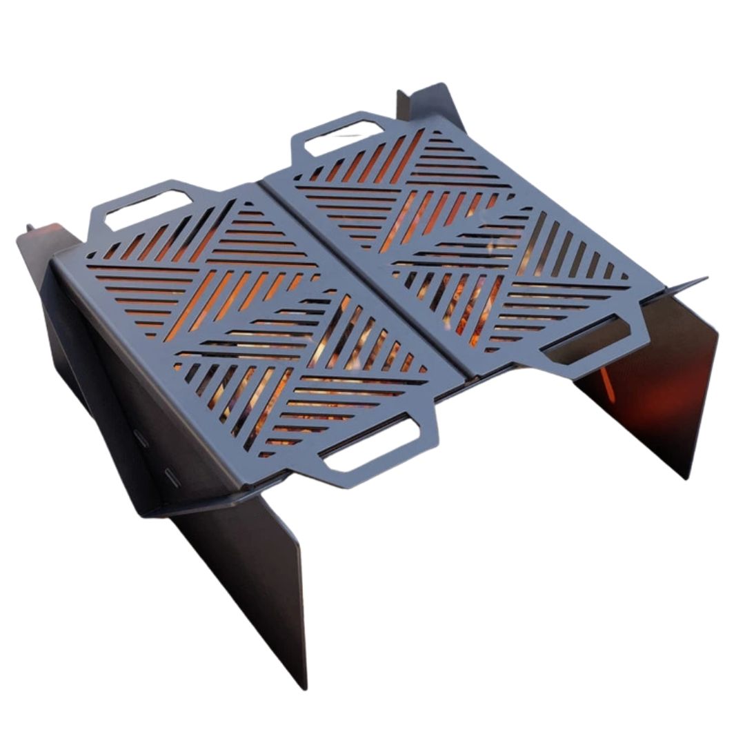 Чаша для вогнища Carino квадратна 800 мм розбірна 800х800х345 мм, метал 3 мм без покриття