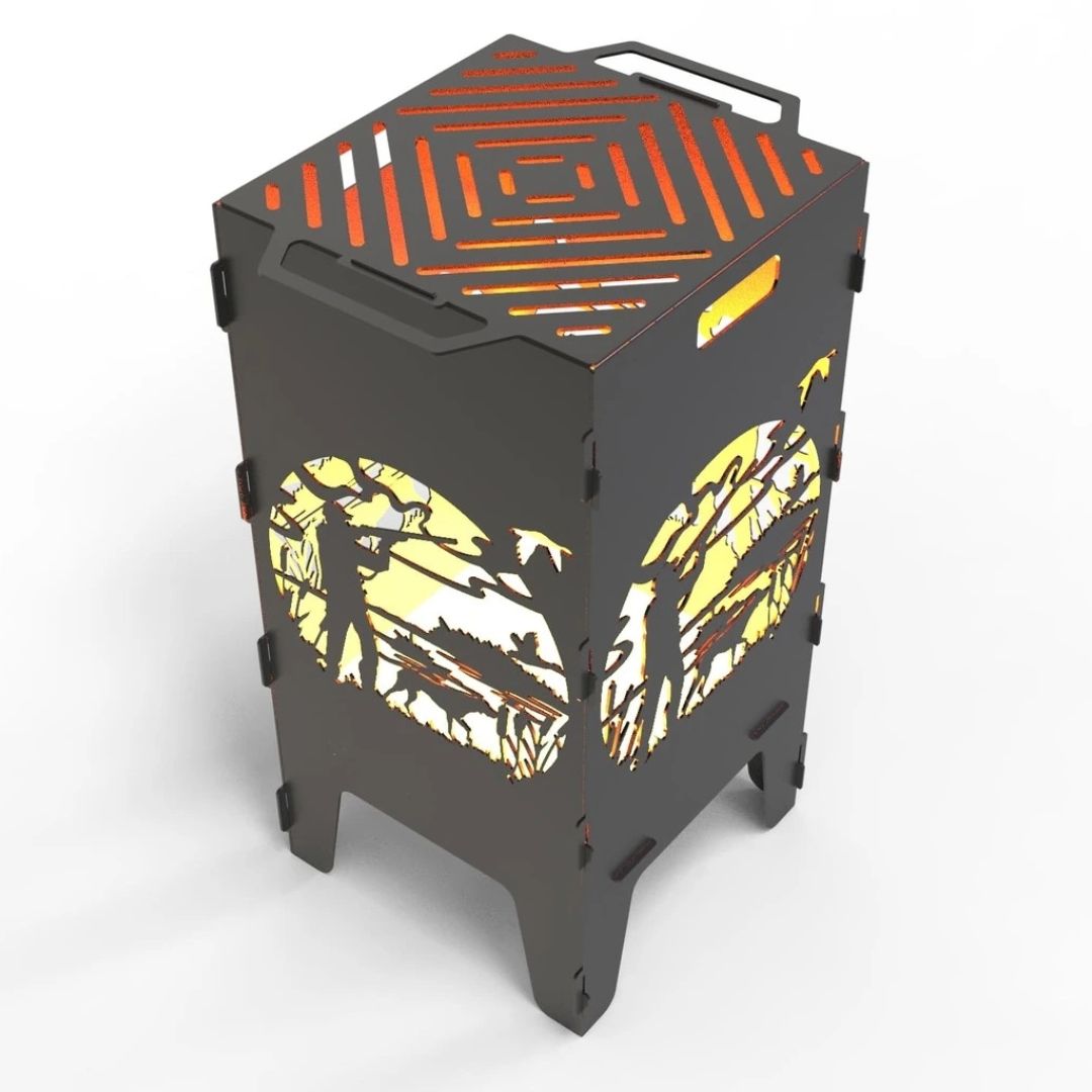 Мангал-барбекю Carino Полювання розбірний 470х380х753 мм, метал 3 мм без покриття