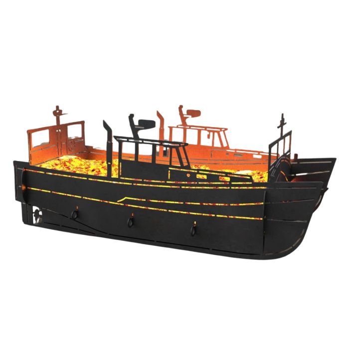 Мангал-гриль Carino Човен розбірний 999х388х397 мм, метал 3 мм  без покриття