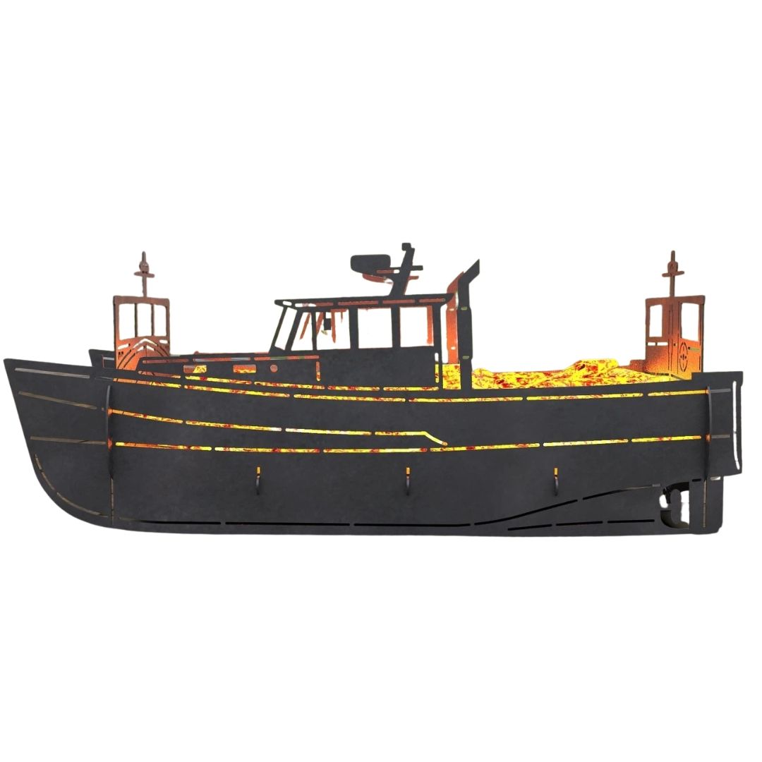 Мангал-гриль Carino Човен розбірний 999х388х397 мм, метал 3 мм  без покриття