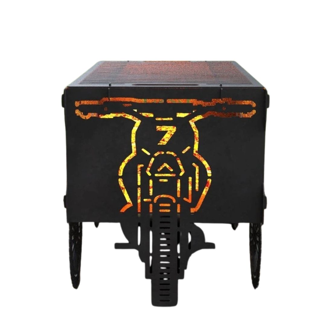 Мангал-гриль Carino Позашляховий мотоцикл розбірний 855х436х509 мм, метал 3 мм без покриття