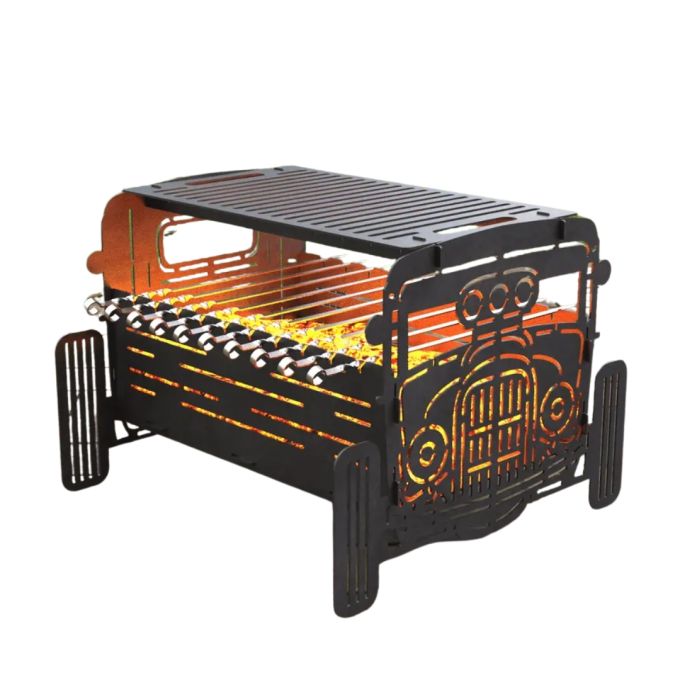 Мангал-гриль Carino Hot Rod розбірний 566х560х434 мм, метал 3 мм без покриття