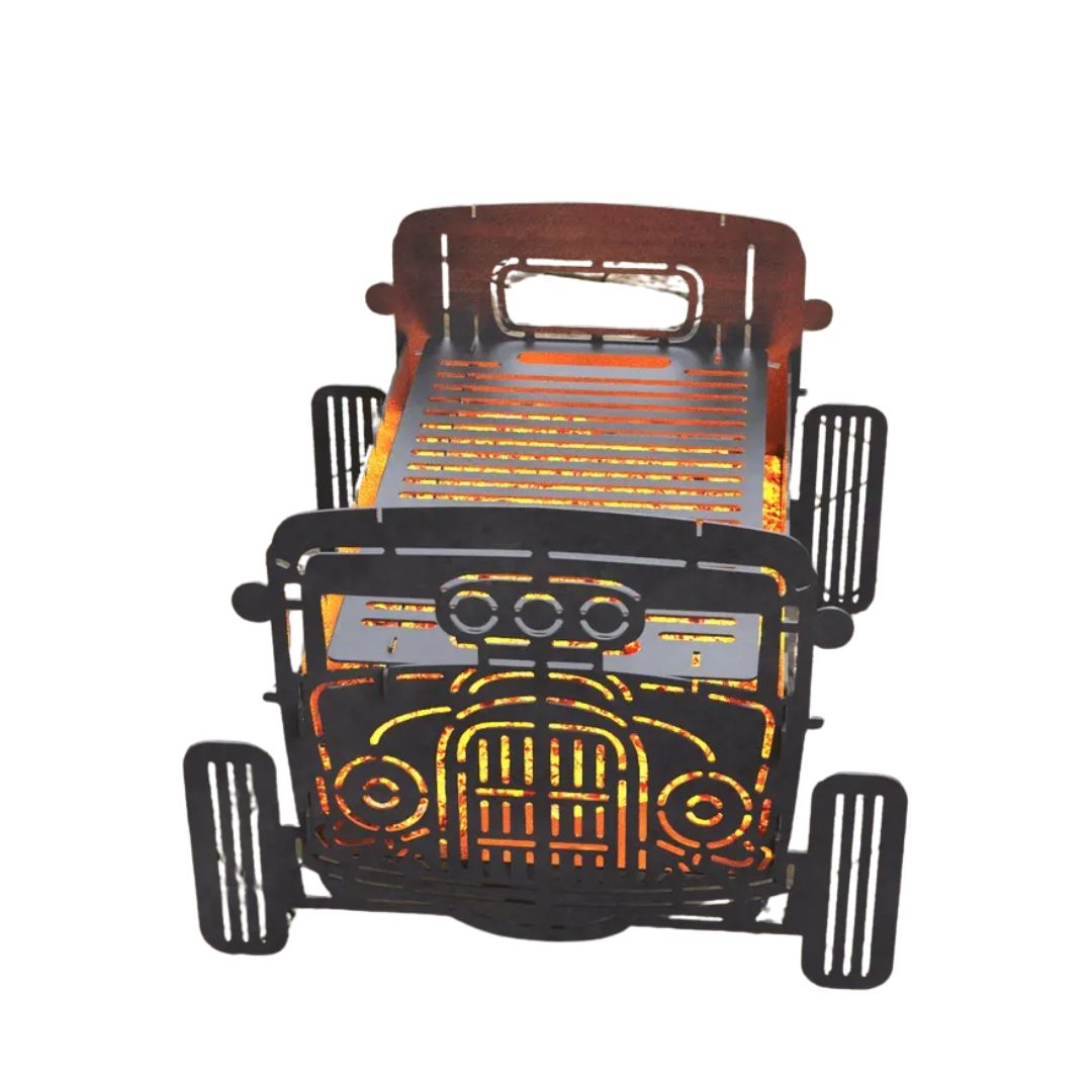 Мангал-гриль Carino Hot Rod розбірний 566х560х434 мм, метал 3 мм без покриття