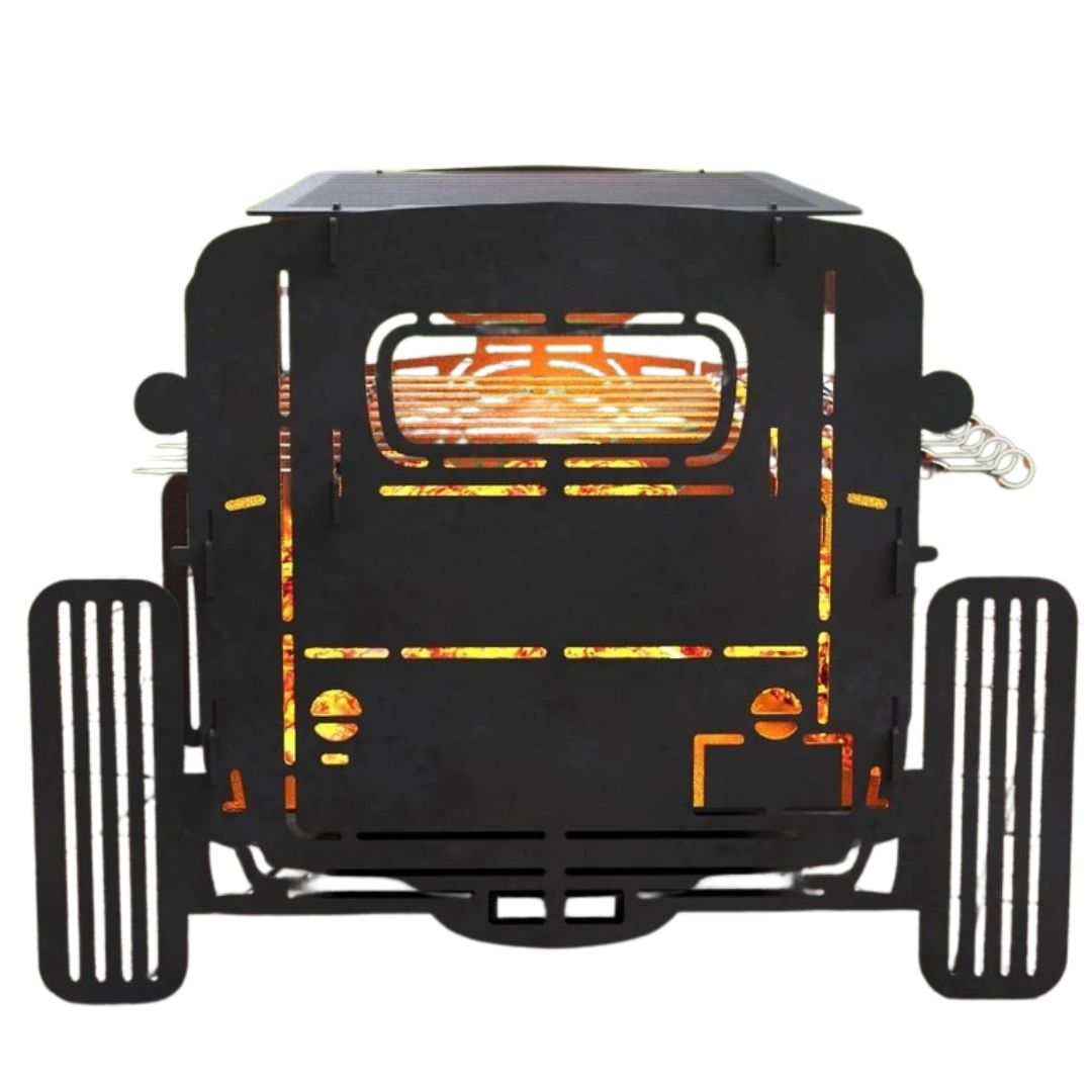 Мангал-гриль Carino Hot Rod розбірний 566х560х434 мм, метал 3 мм без покриття