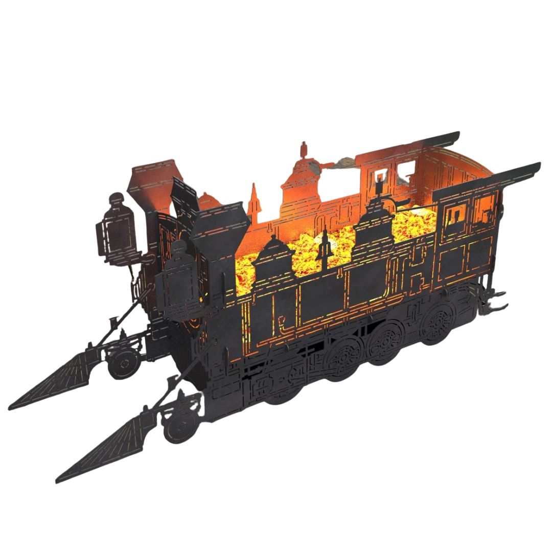 Мангал-гриль Carino Поїзд розбірний 1583х356х663 мм, метал 3 мм без покриття