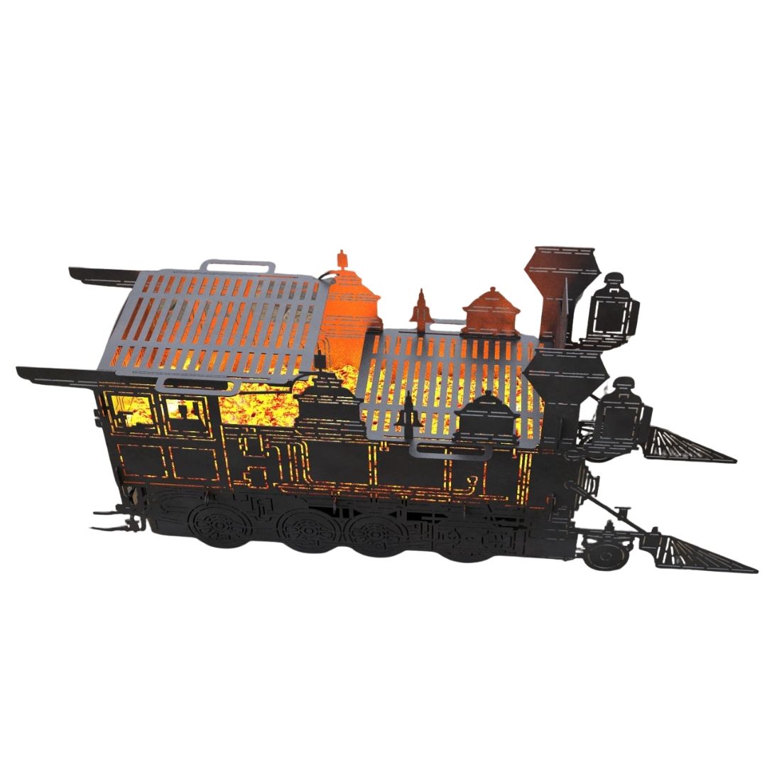 Мангал-гриль Carino Поїзд розбірний 1583х356х663 мм, метал 3 мм без покриття