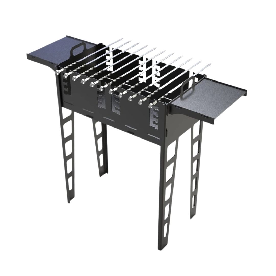 Мангал-гриль Carino Титан розбірний 1006х422х870 м, метал 3 мм без покриття