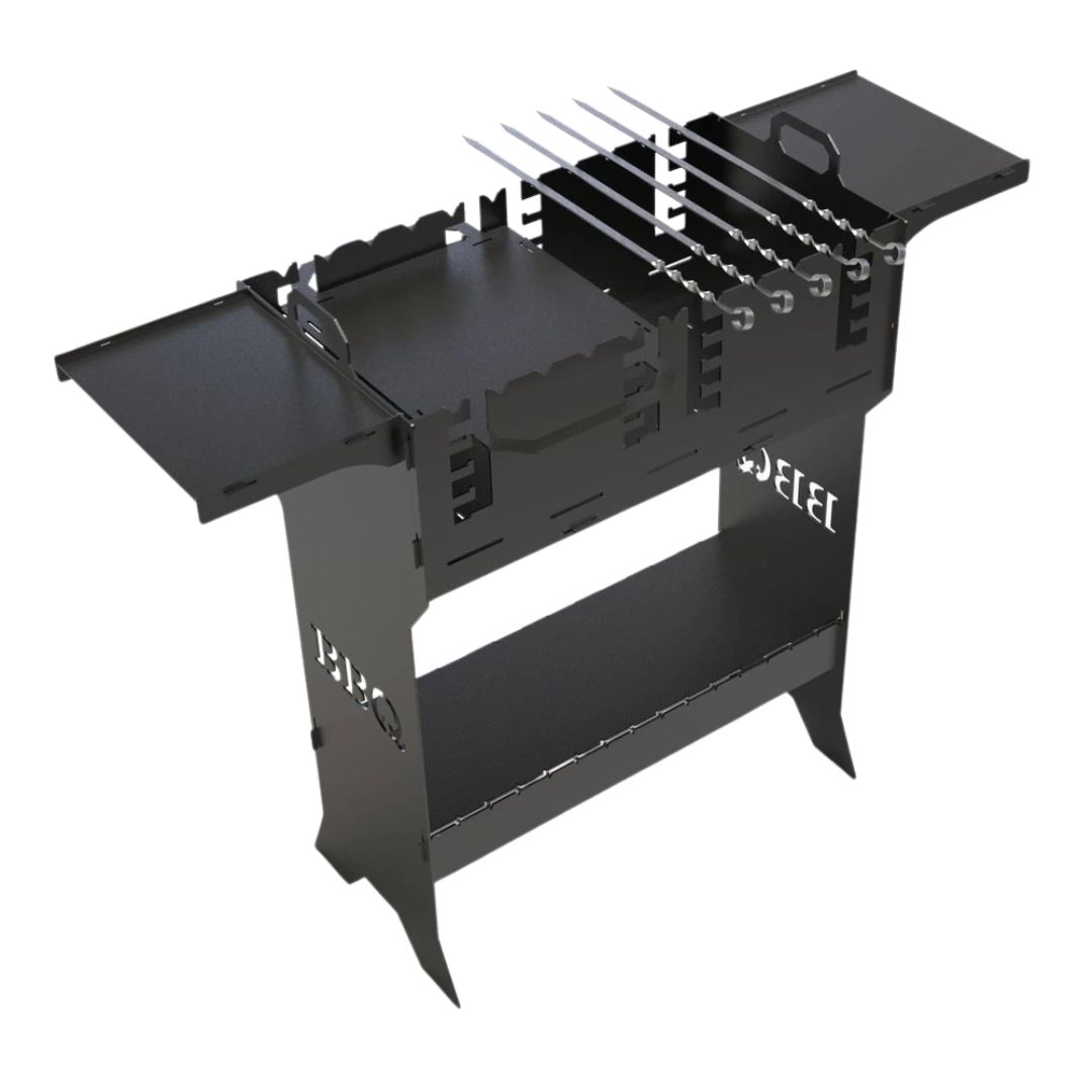 Мангал-гриль Carino Титан V2 розбірний 1006х422х870 мм, метал 3 мм без покриття