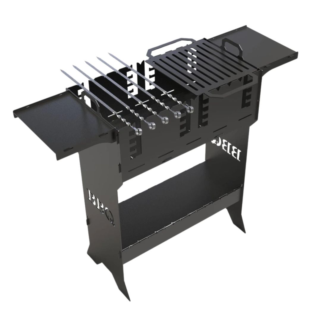 Мангал-гриль Carino Титан V2 розбірний 1006х422х870 мм, метал 3 мм без покриття