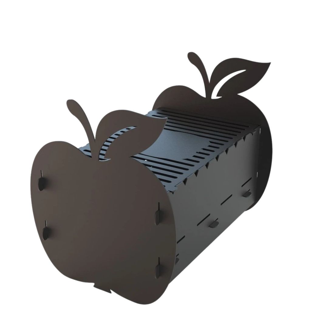 Мангал-гриль Carino Яблука розбірний 537х383х437 мм, метал 3 мм без покриття