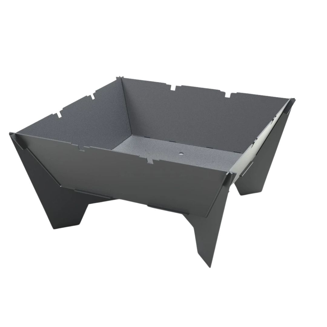 Мангал-гриль Carino квадратний 800 мм розбірний 812х812х400 мм, метал 3 мм без покриття