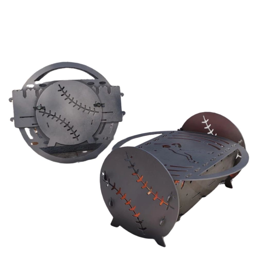 Мангал-гриль Carino Бейсбол розбірний 530х300х300 мм, метал 3 мм без покриття