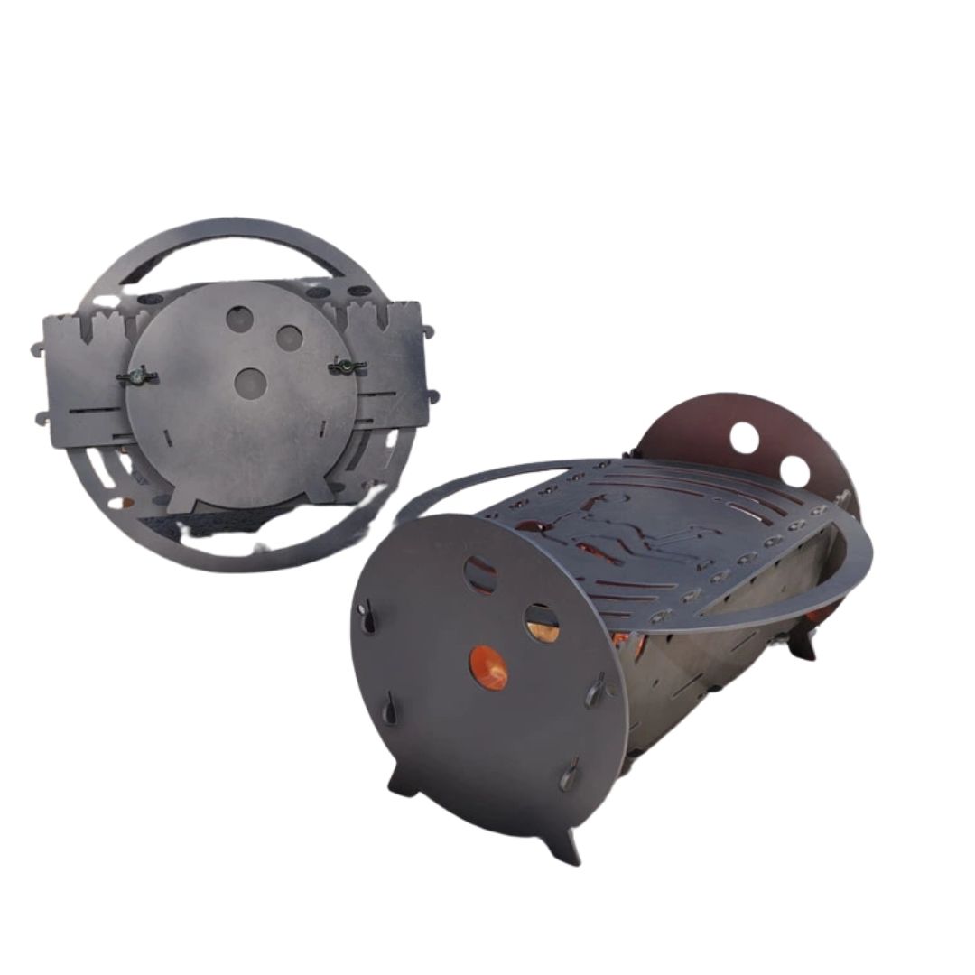 Мангал-гриль Carino Боулінг розбірний 530х300х300 мм, метал 3 мм без покриття