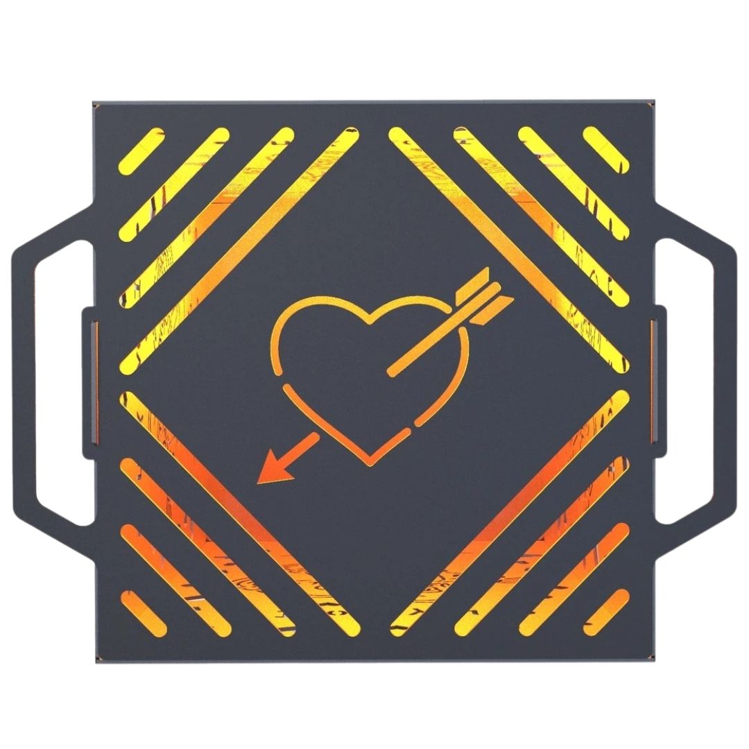 Мангал-барбекю Carino Романтика розбірний 470х380х753 мм, метал 3 мм без покриття