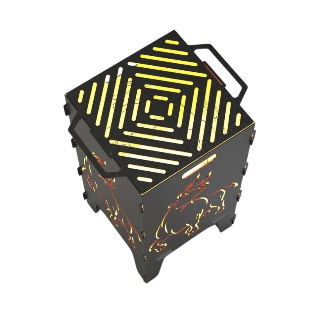 Мангал-барбекю Carino Бик розбірний 470х380х753 мм, метал 3 мм без покриття