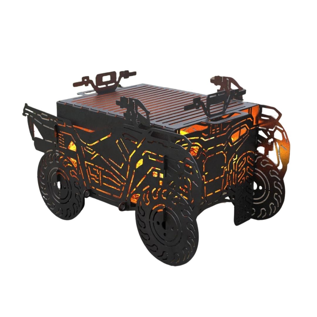 Мангал-гриль Carino Квадроцикл розбірний 801х456х481 мм, метал 3 мм без покриття