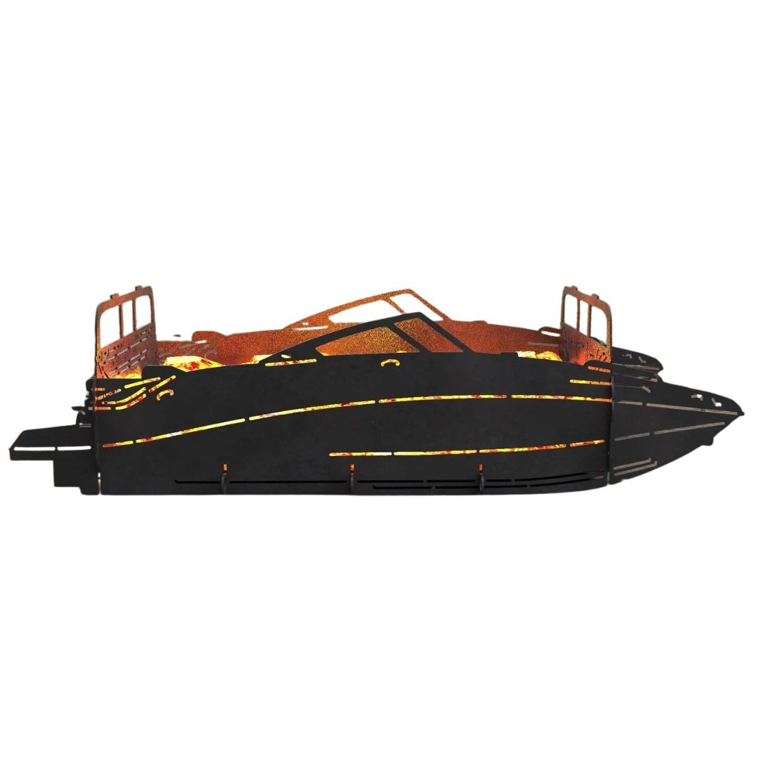 Мангал-гриль Carino Моторний човен розбірний 999х420х266 мм, метал 3 мм без покриття