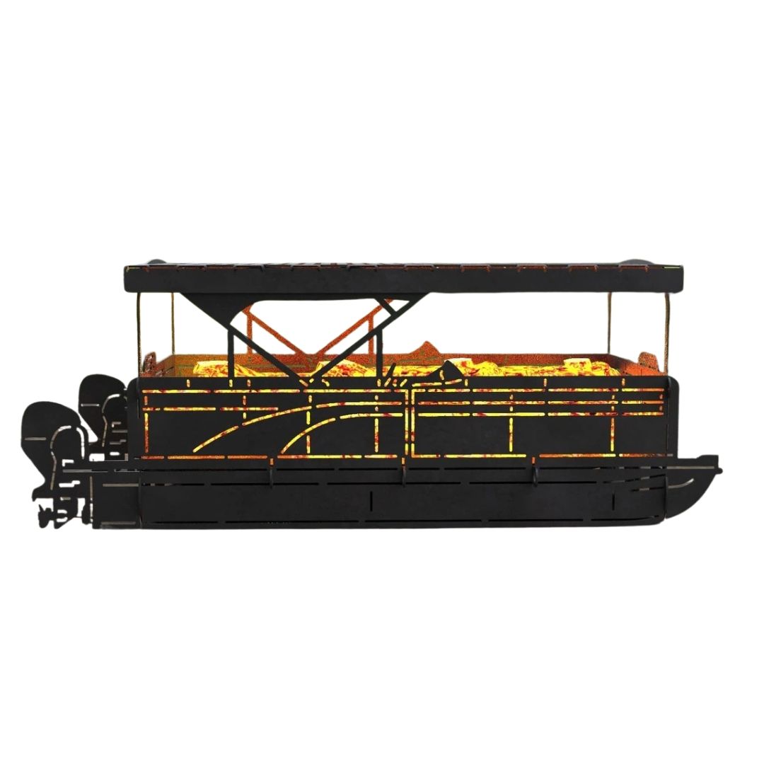 Мангал-гриль Carino Понтонний катер розбірний 999х428х384 мм, метал 3 мм без покриття