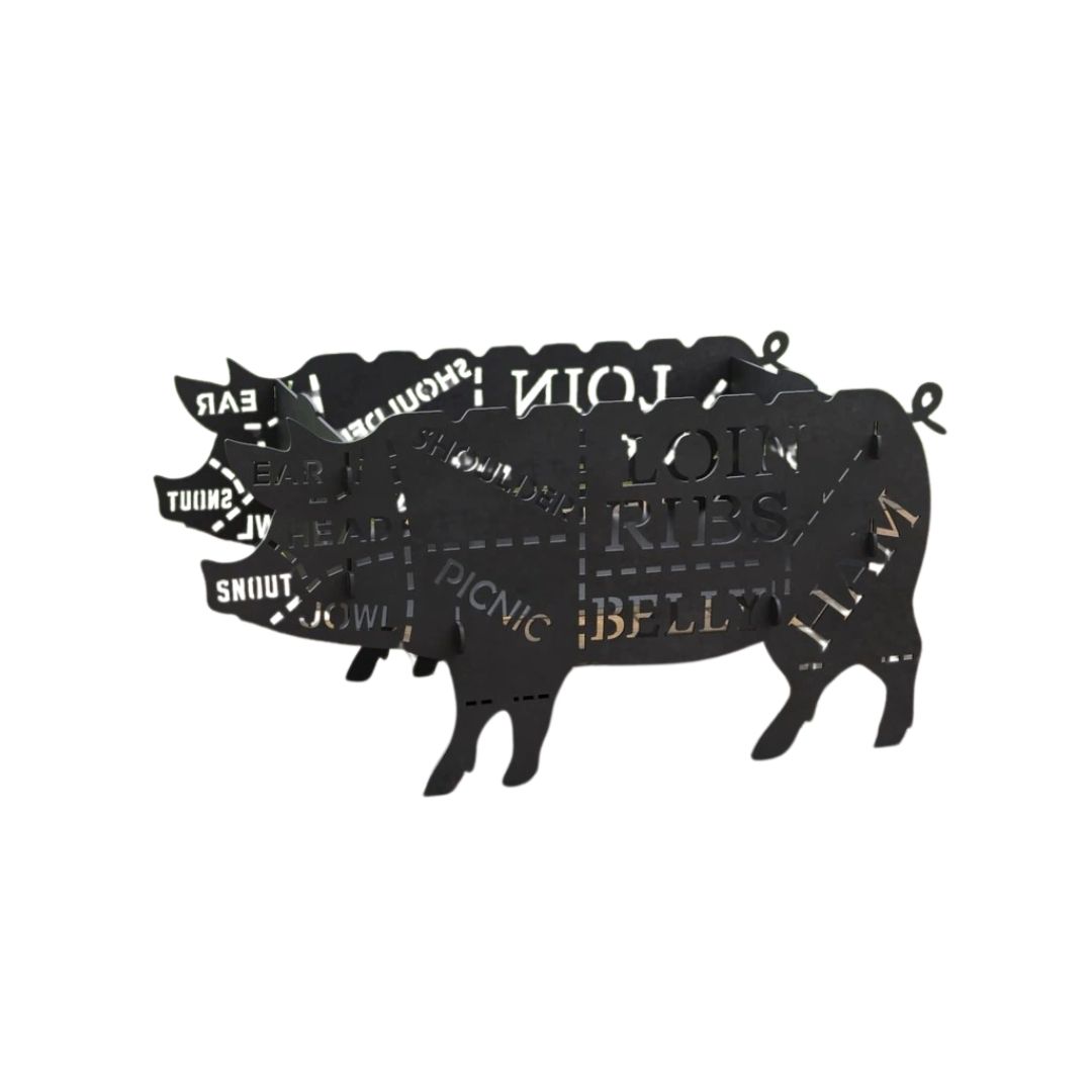 Мангал-гриль Carino Свинка розбірний з грилем 600х350х305 мм, метал 3 мм без покриття