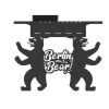 Мангал-гриль Carino Berlin Bear розбірний з грилем 1014х333х964 мм, метал 3 мм без покриття
