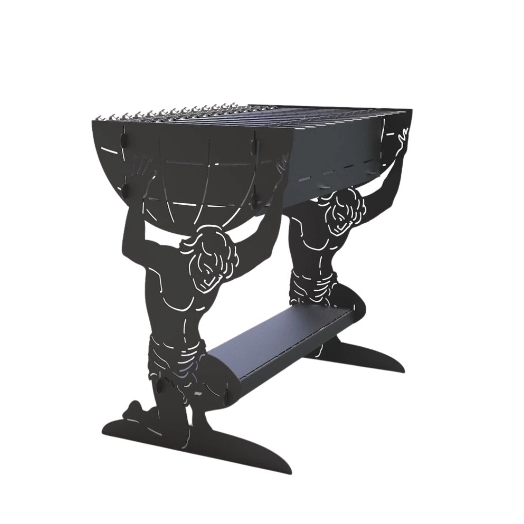 Мангал-гриль Carino Atlant розбірний 737х469х697 мм, метал 3 мм без покриття