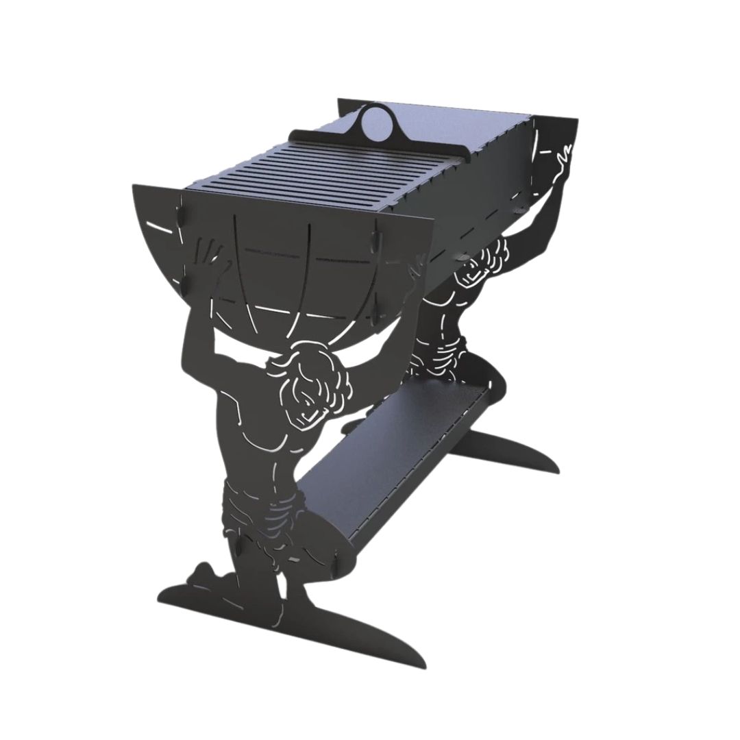 Мангал-гриль Carino Atlant розбірний 737х469х697 мм, метал 3 мм без покриття