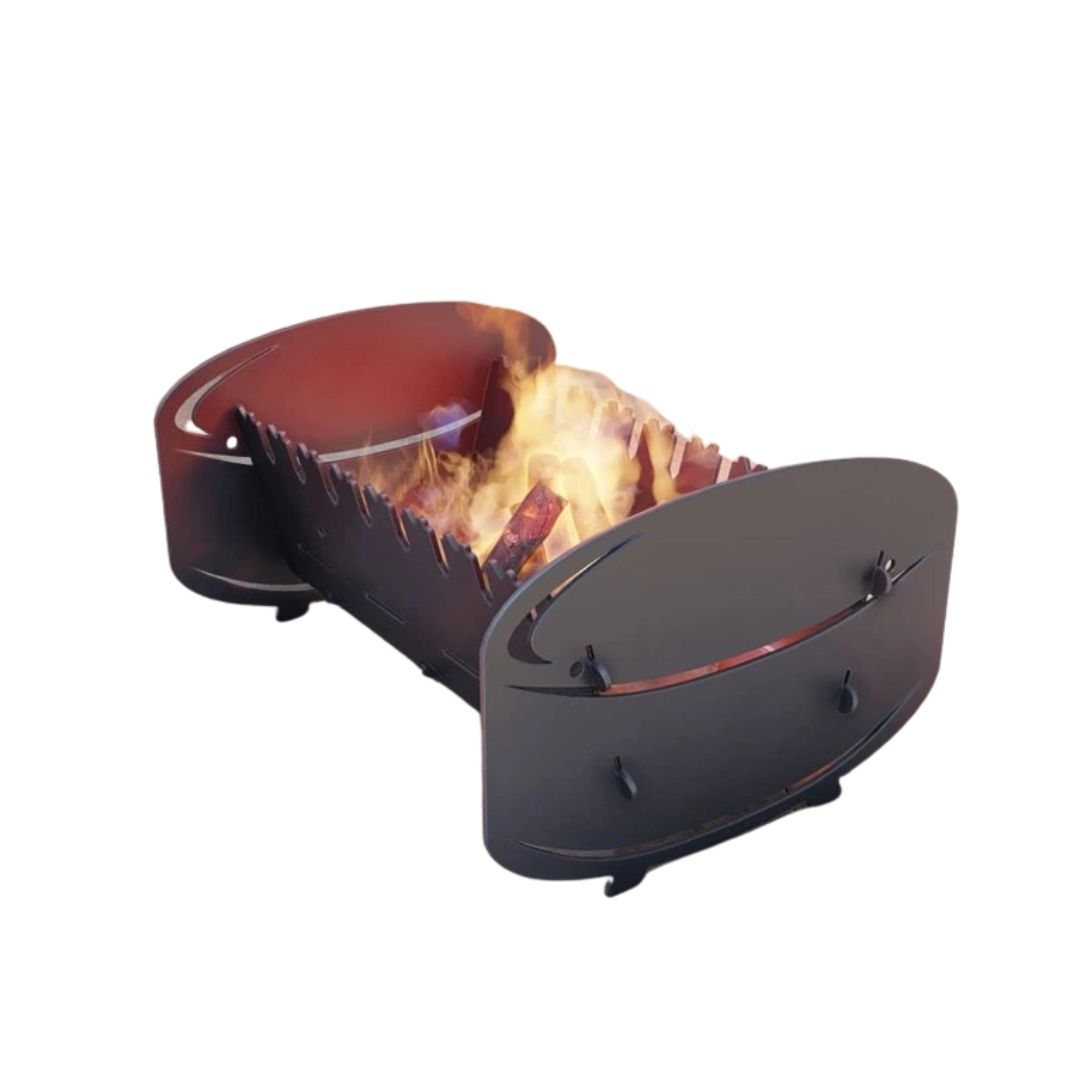 Мангал-гриль Carino Хокей розбірний 530х400х275 мм, метал 3 мм без покриття