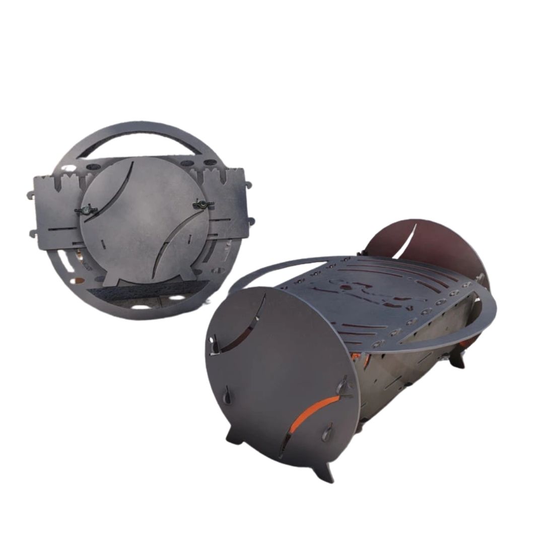 Мангал-гриль Carino Теніс розбірний 530х300х300 мм, метал 3 мм без покриття