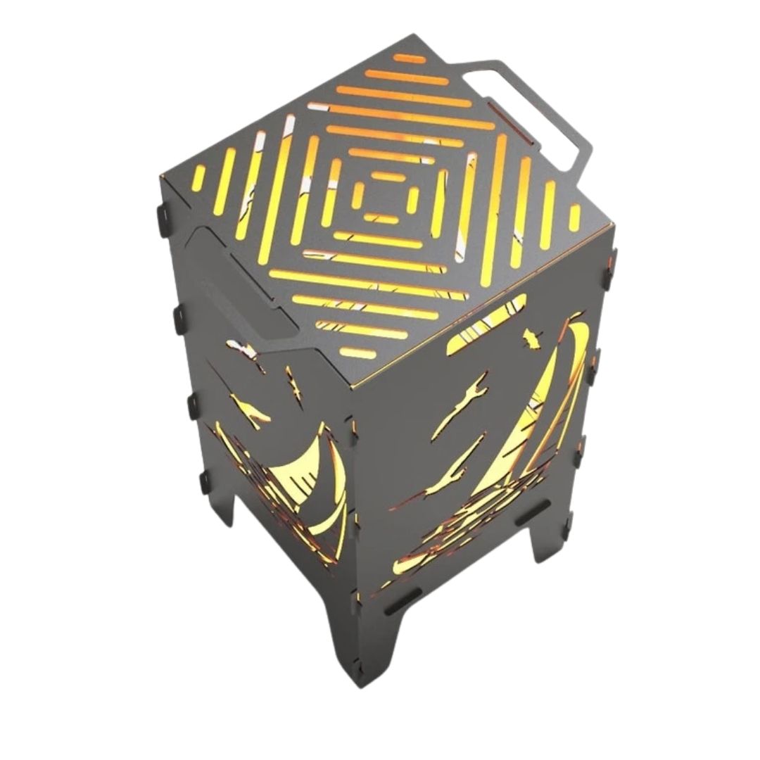 Мангал-барбекю Carino Компас і Вітрильник розбірний 470х380х753 мм, метал 3 мм без покриття