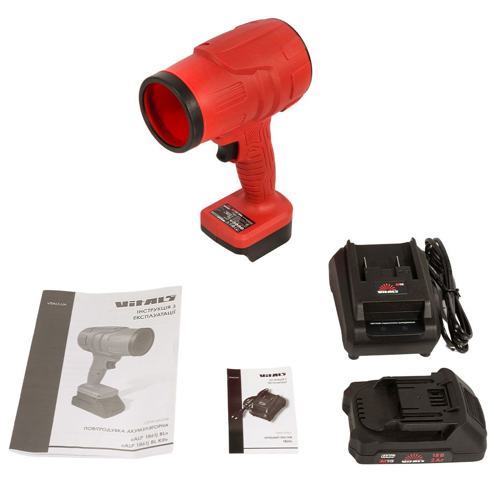Повітродувка акумуляторна Vitals Master ALP 1861j BL Kit