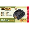 Зарядний пристрій Procraft Charger20/1 Eco