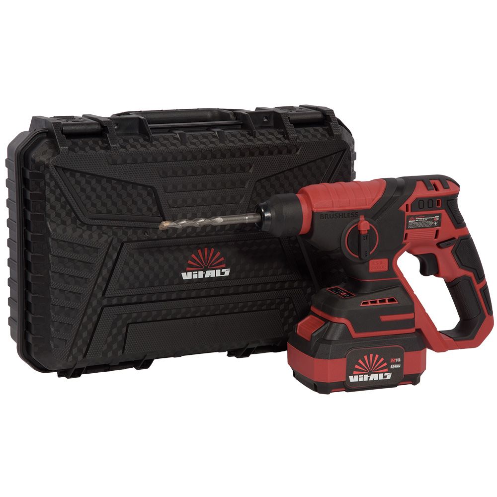 Перфоратор акумуляторний Vitals Master ARa 1812c BL Kit