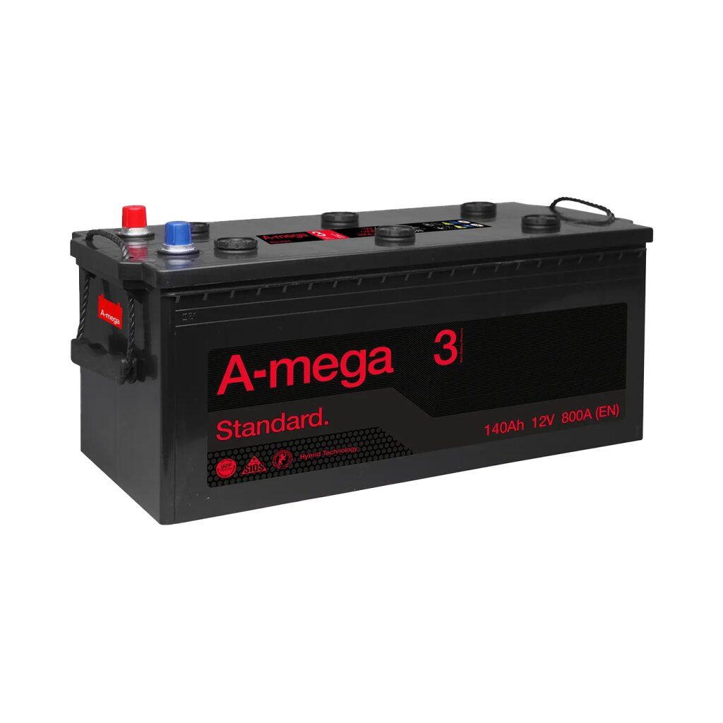 Акумулятор авто Мегатекс A-mega Standard (М3) 6СТ-140-АЗ (лев) ТХП 800