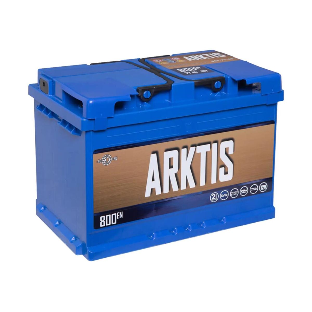 Акумулятор авто Мегатекс «ARKTIS» 6СТ-77-АЗ(прав) ТХП 800