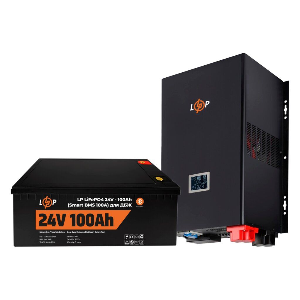 Комплект резервного живлення LP (LogicPower) ДБЖ + літієва (LiFePO4) батарея (UPS 3600VA + АКБ LiFePO4 2560W)