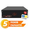 Акумулятор LP LiFePO4 51,2V - 100 Ah (5120Wh) (BMS SP 100A/50А) RM RS485/CAN LCD BL