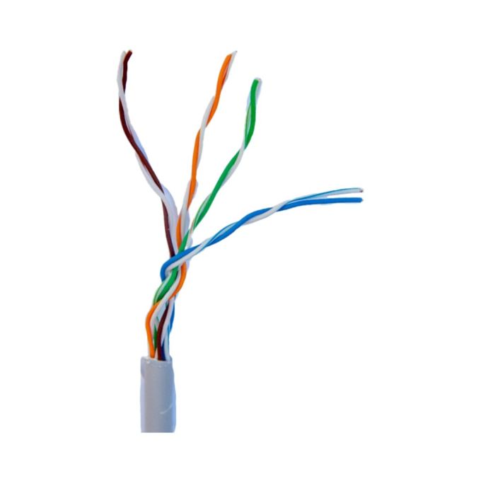 Кабель мережевий кручена пара Gear САТ.5E UTP-CCA-4Px2x0.51, 305м