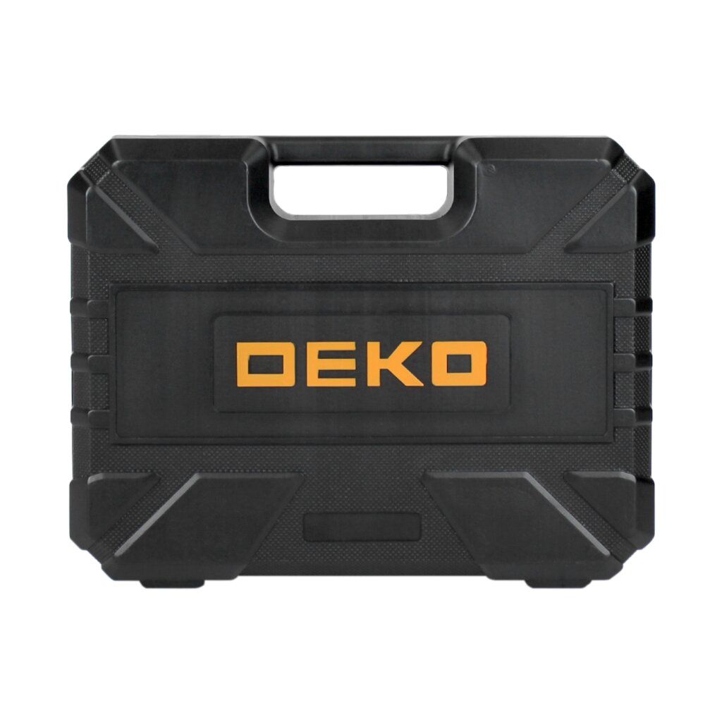 Акумуляторний шуруповерт + набір 104 інструментів в кейсі DEKO 12182