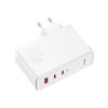 Мережевий зарядний пристрій Baseus GaN5 Pro 3 порта, USB + Type-C 140W Белый (CCGP100202)