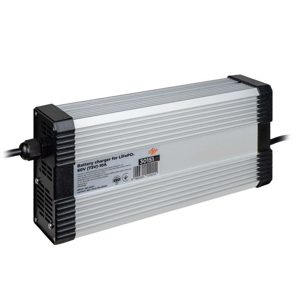Зарядний пристрій для акумуляторів LiFePO4 60V (73V)-10A-600W