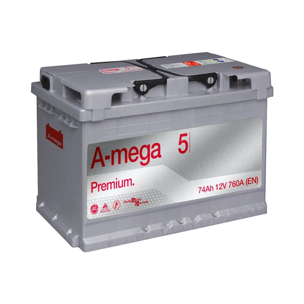Акумулятор авто Мегатекс A-mega Premium (M5) 6СТ-74-А3 (прав) ТХП 760