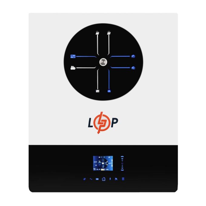 Гібридний сонячний інвертор (ДБЖ) LPW-MAXII-ULTRA 11000VA (11000Вт) 48V 150A MPPT 90-450V ON-OFF GRID