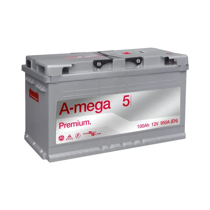Акумулятор авто Мегатекс A-mega Premium (M5) 6СТ-100-А3 (прав) ТХП 950