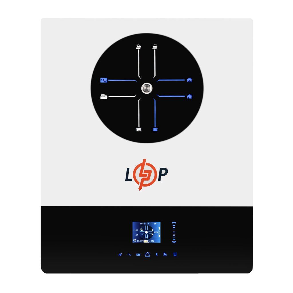 Гібридний сонячний інвертор (ДБЖ) LPW-MAXII-ULTRA 8000VA (8000Вт) 48V 150A MPPT 90-450V ON-OFF GRID